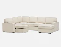 CHARLOTTE modular sectional sofa-bed with storage