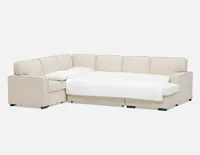 CHARLOTTE modular sectional sofa-bed with storage