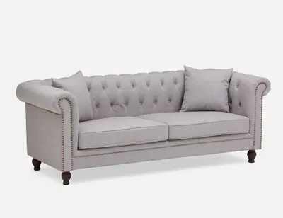 ARIELLE tufted 3-seater sofa