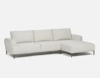 VICTOR left-facing sectional sofa