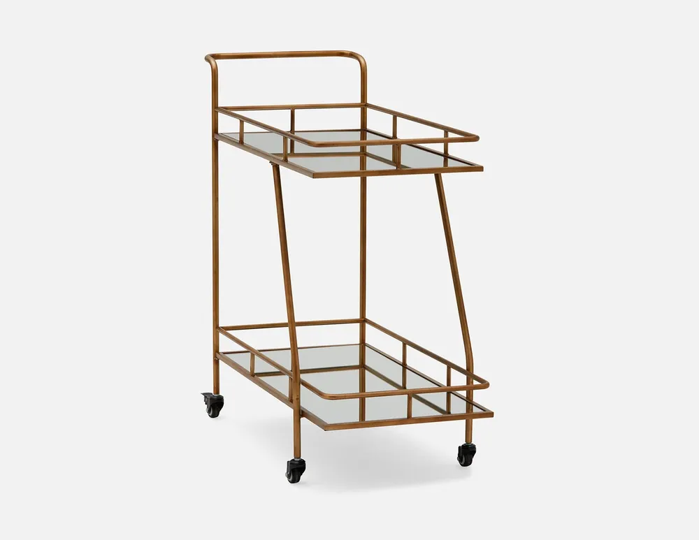 MARINGA mirrored cart