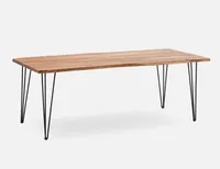 RENO solid acacia wood dining table 240 cm