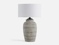 MISAKO cement base table lamp 60 cm height