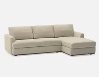 WESTON left-facing sectional sofa with storage