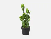 OPUNTIA artificial potted cactus 41 cm