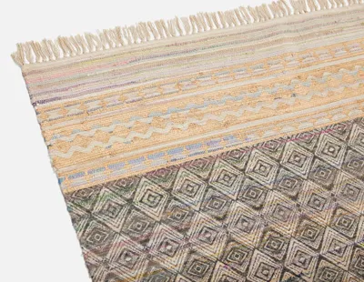 EMELINE printed silk and cotton rug 160 cm x230 cm