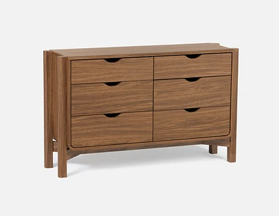 QUINTON contemporary 6-drawer dresser