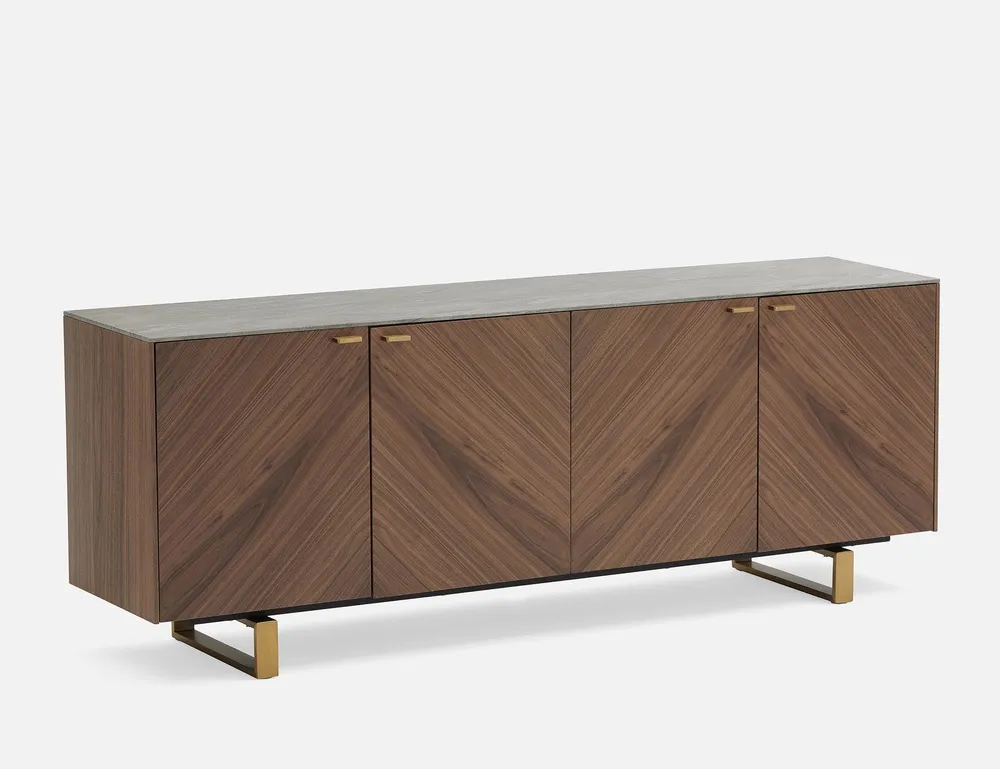 ARTO walnut veneer sideboard