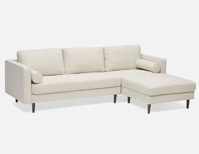 KINSEY right-facing sectional sofa