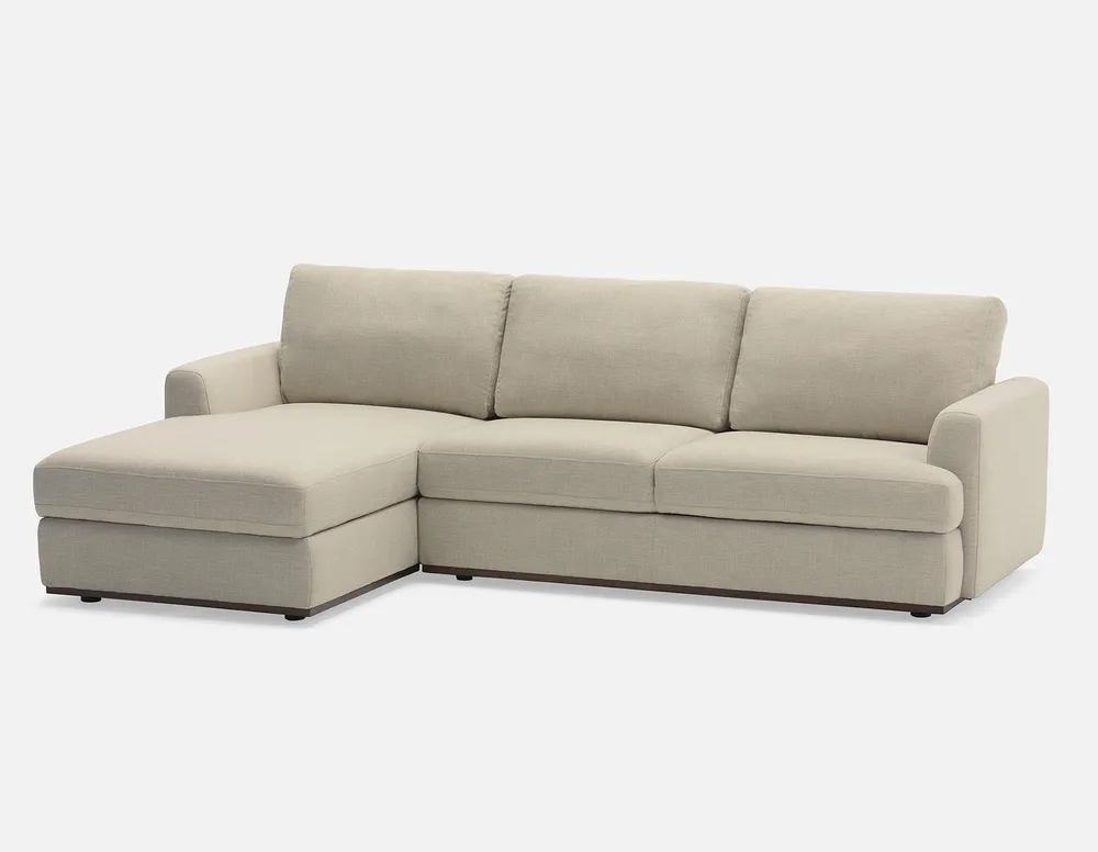 WESTON left-facing sectional sofa with storage