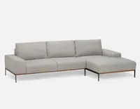 PRESTON left-facing sectional sofa