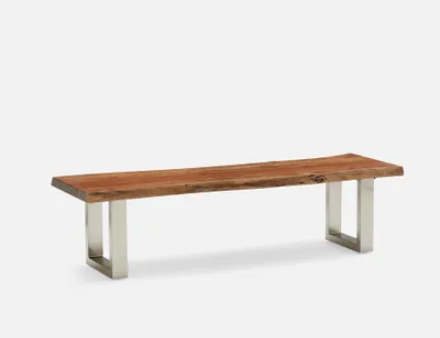 RUSSELL solid acacia bench
