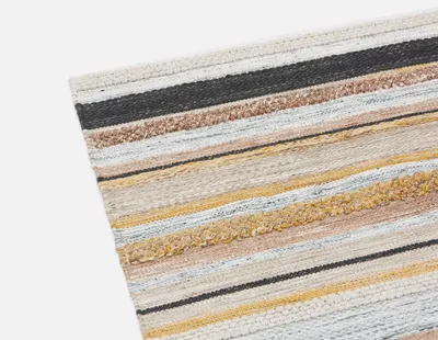 JOAQUIN handwoven polyester rug  6'x9'