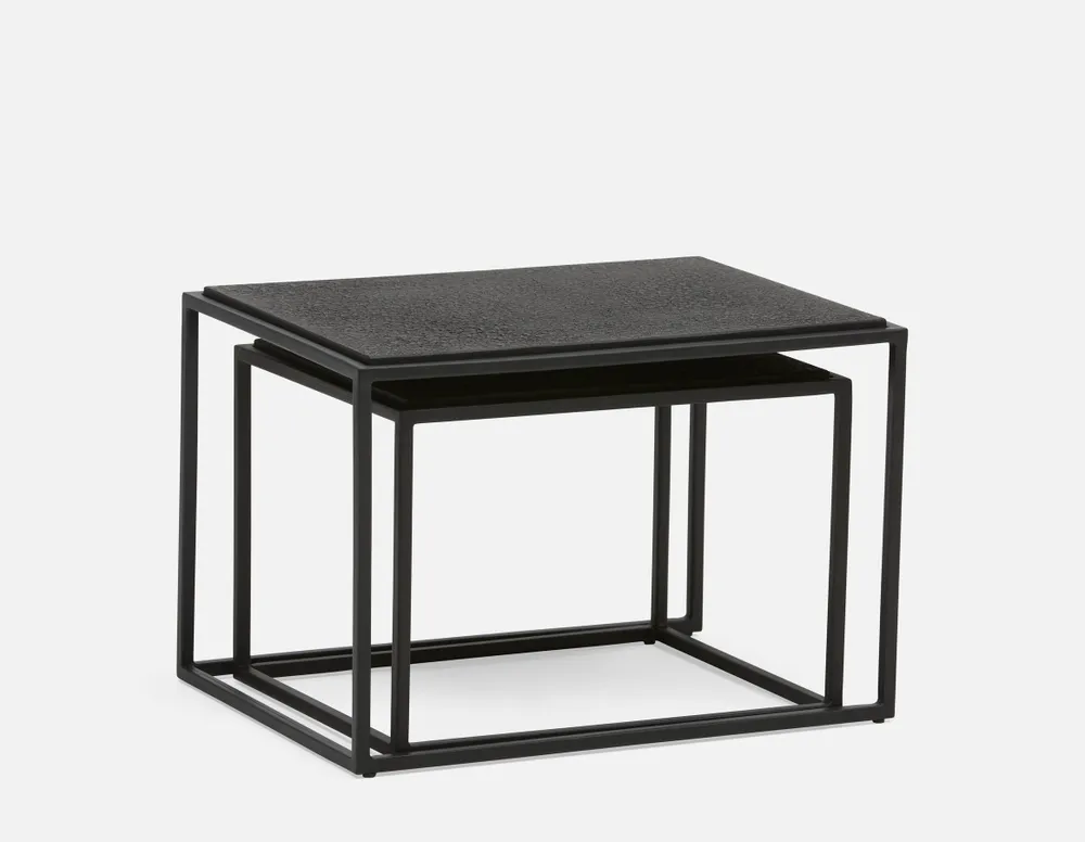 SILHOU set of 2 rectangular nesting tables