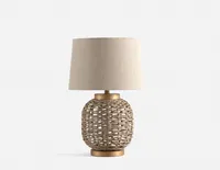 RODNEY hand-made rope table lamp 58 cm height