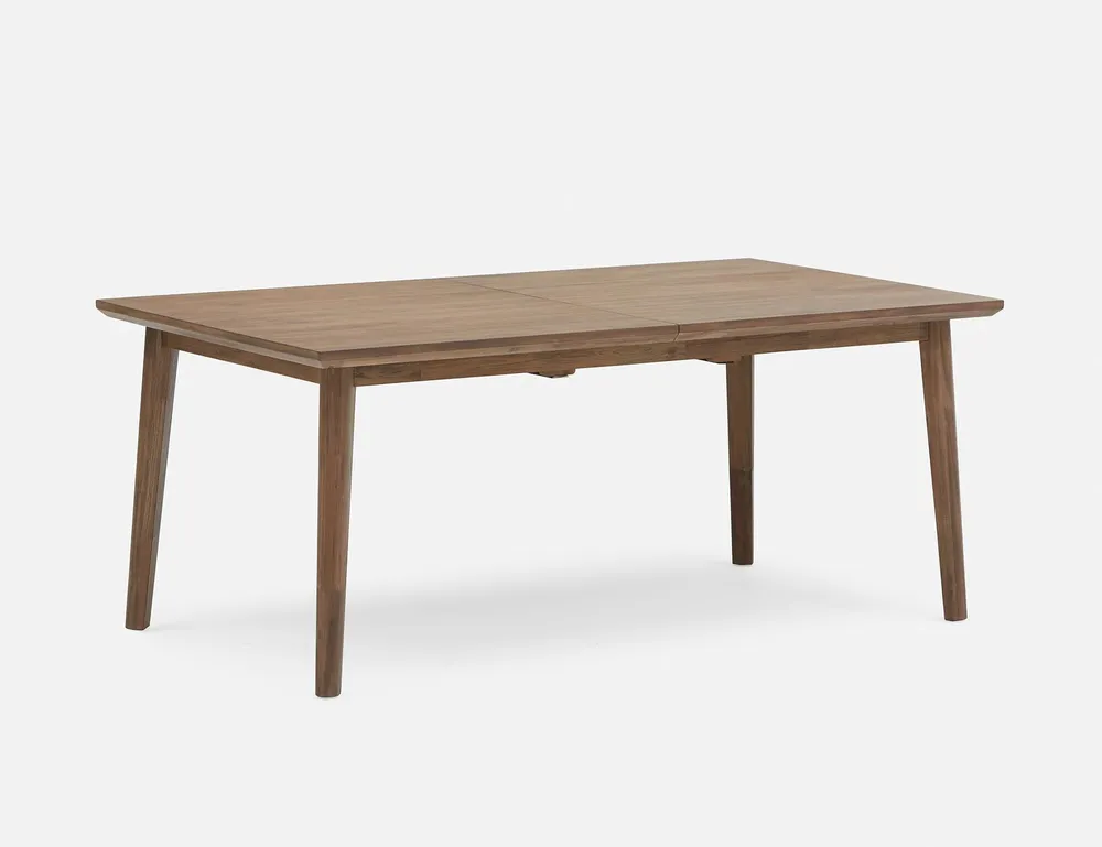 DINA extendable acacia wood dining table 180 cm to 260 cm