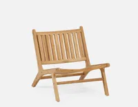 LEANA teak wood accent chair