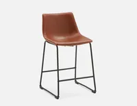 HAYDEN counter stool with backrest 61 cm