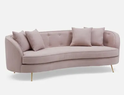 ELOISE tufted 3-seater sofa