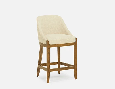 CHAMONIX counter stool with backrest 66 cm