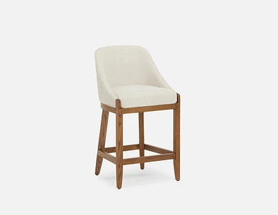 CHAMONIX counter stool with backrest 66 cm