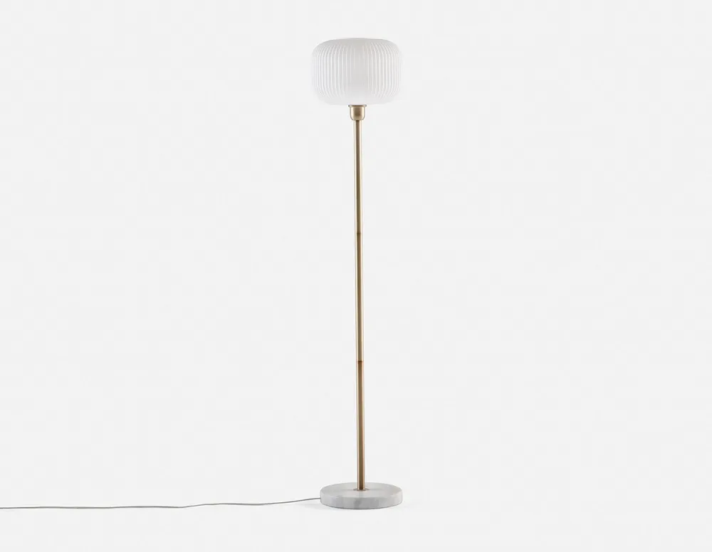 ILIANA floor lamp with marble base 150 cm height