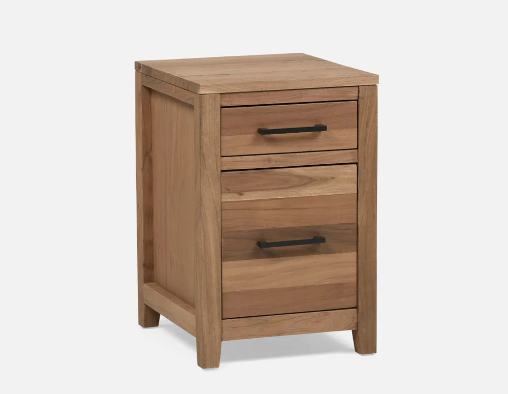 BAIYO acacia wood bedside table