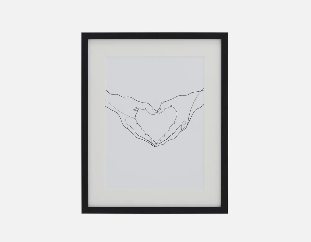 AMOUR framed giclée 43 cm x 53 cm