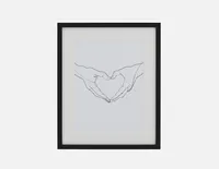 AMOUR framed giclée 43 cm x 53 cm