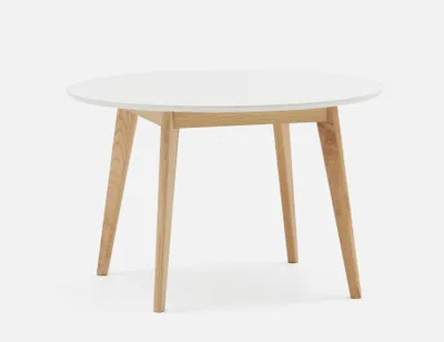 ARLY dining table with ash wood legs 120cm
