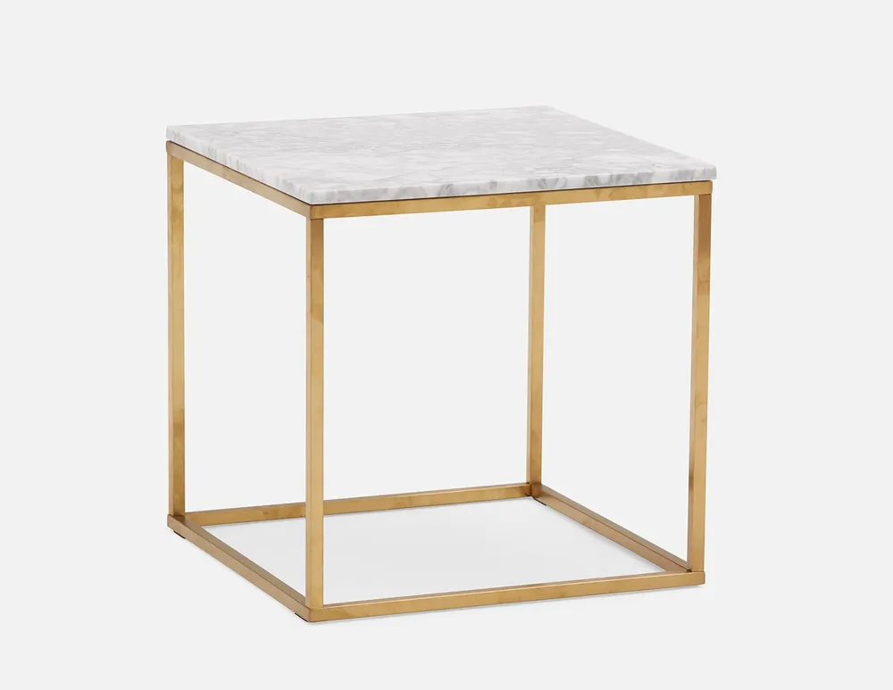 VINCI marble end table 50 cm