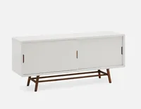 OCEAN 2-door sideboard with elm wood legs