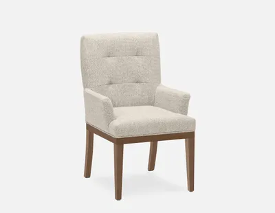 VICTORIA tufted dining armchair