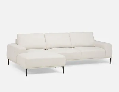 BROMONT left-facing sectional sofa