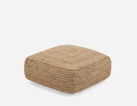 REED braided jute ottoman