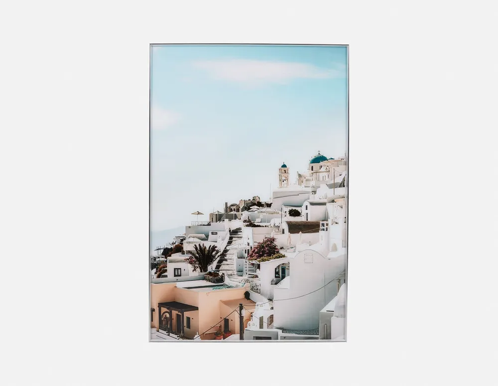 SANTORINI III framed giclée 80 cm x 120