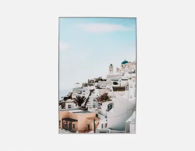 SANTORINI III framed giclée 100 cm x 150