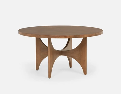 ROSETTA elegant mango wood round dining table 150 cm