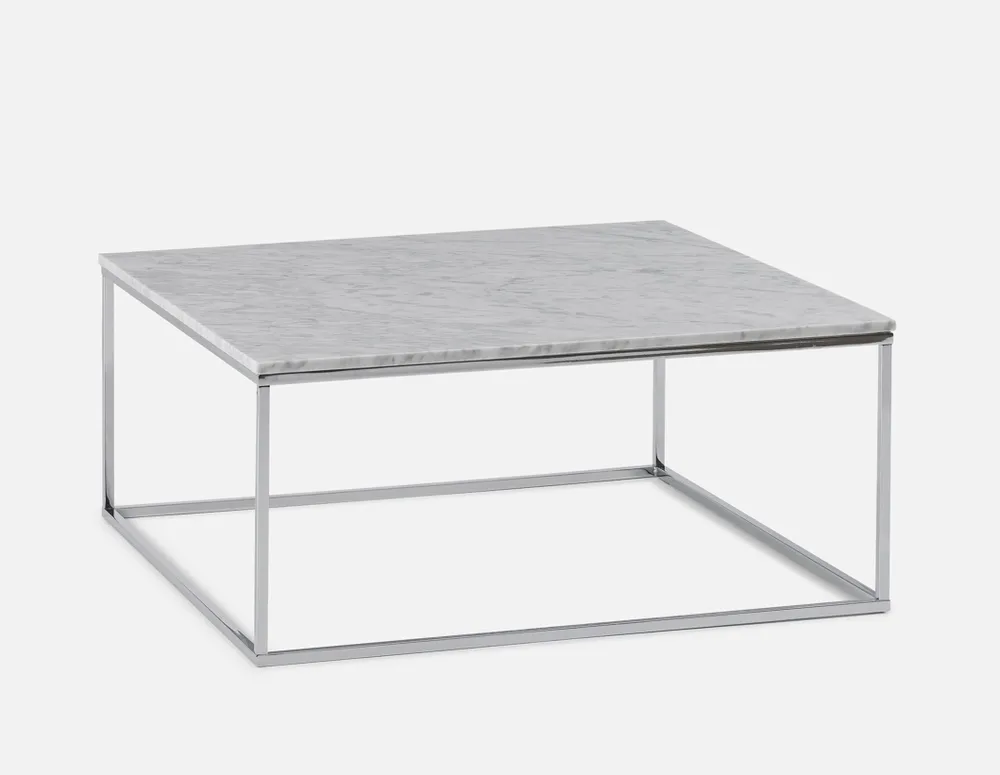 LEONARDO marble coffee table 90cm