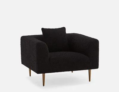 SVEN faux shearling armchair