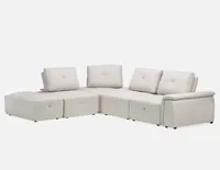 KAMEO modular sectional sofa with movable backrests