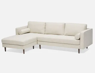 KINSEY left-facing sectional sofa