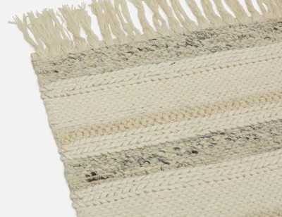 TOMAN handwoven wool and viscose rug 183 cm x 274 cm
