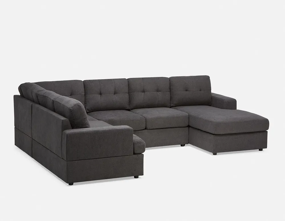 WENDI tufted sectional sofa