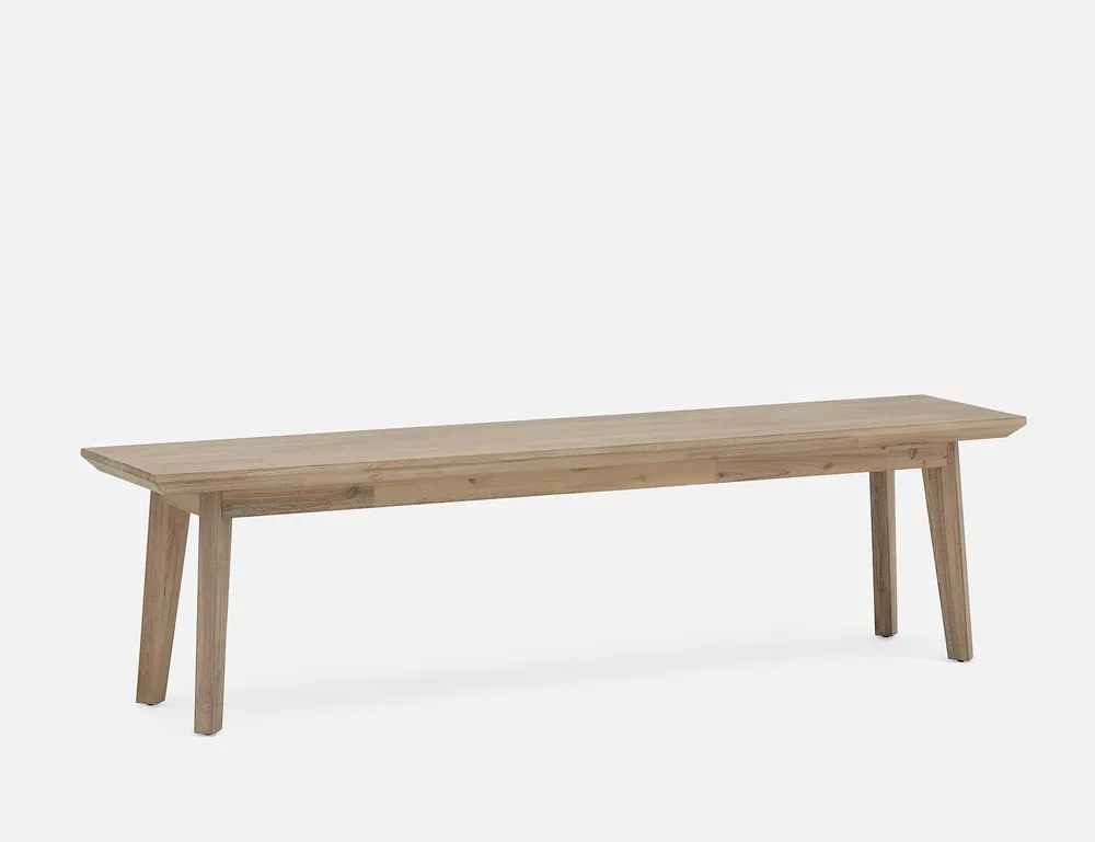 KABBANN acacia wood bench