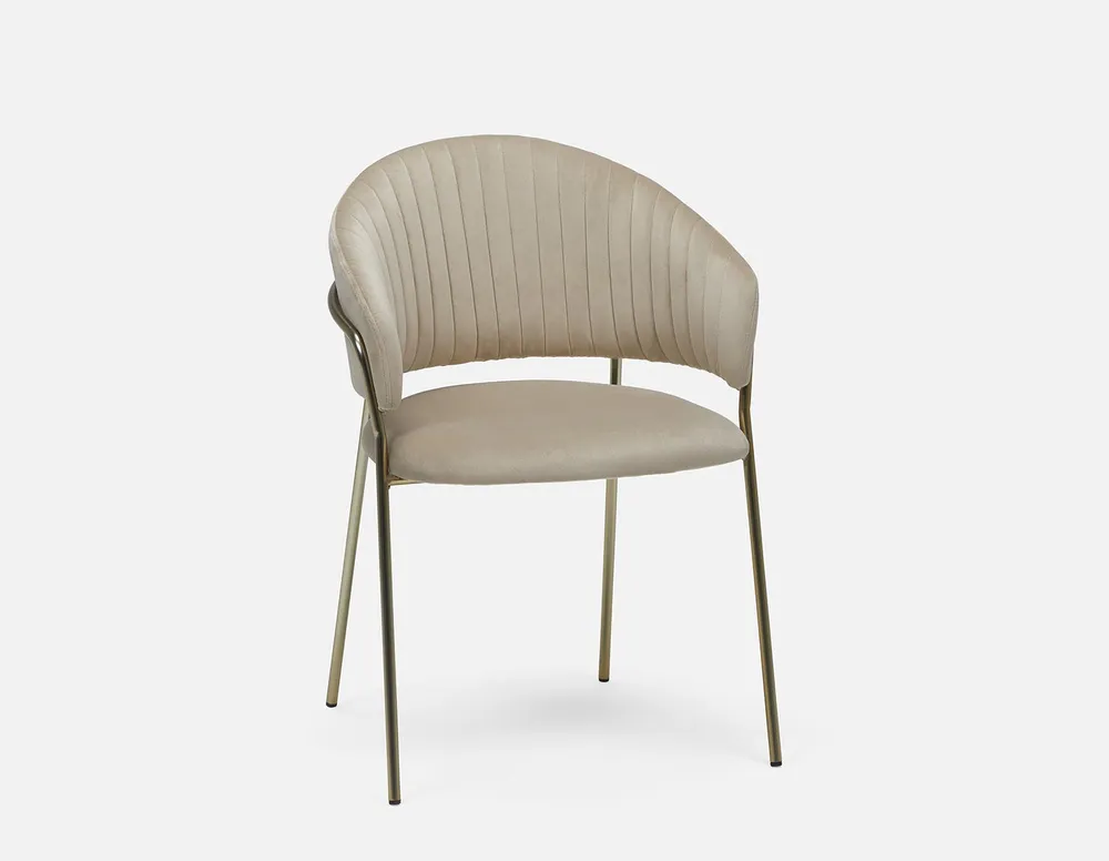 SHARON velvet dining armchair