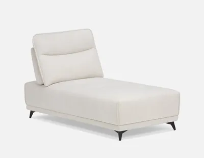 SIMON lounger with adjustable backrest