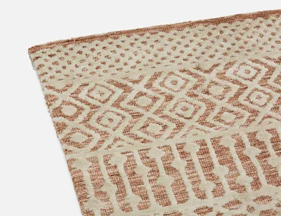 KYMI knitted polyester rug 6'x9'