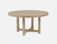 PYLOS solid mango wood round dining table 150 cm