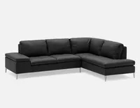 ANDREW right-facing sectional sofa with storage